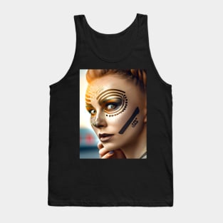 Enhanced Cyberpunk Woman Tank Top